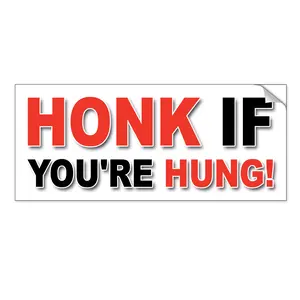 Honk Funny Removable Bumper Sticker