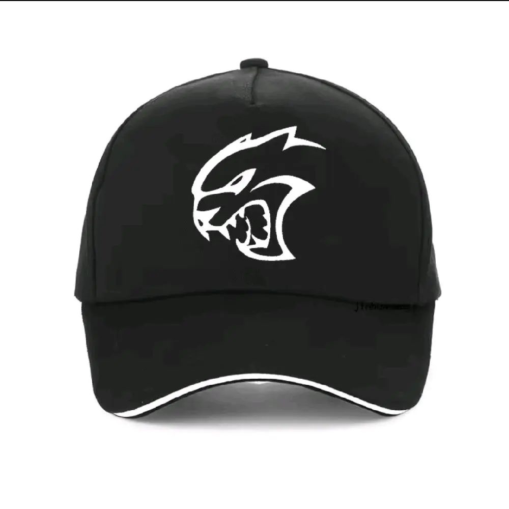SRT Hellcat Baseball Cap Snapback Hat Demon Dodge Challenger Car Racing Mesh Snapback Hats for Men & Women Outdoor Sun Protection