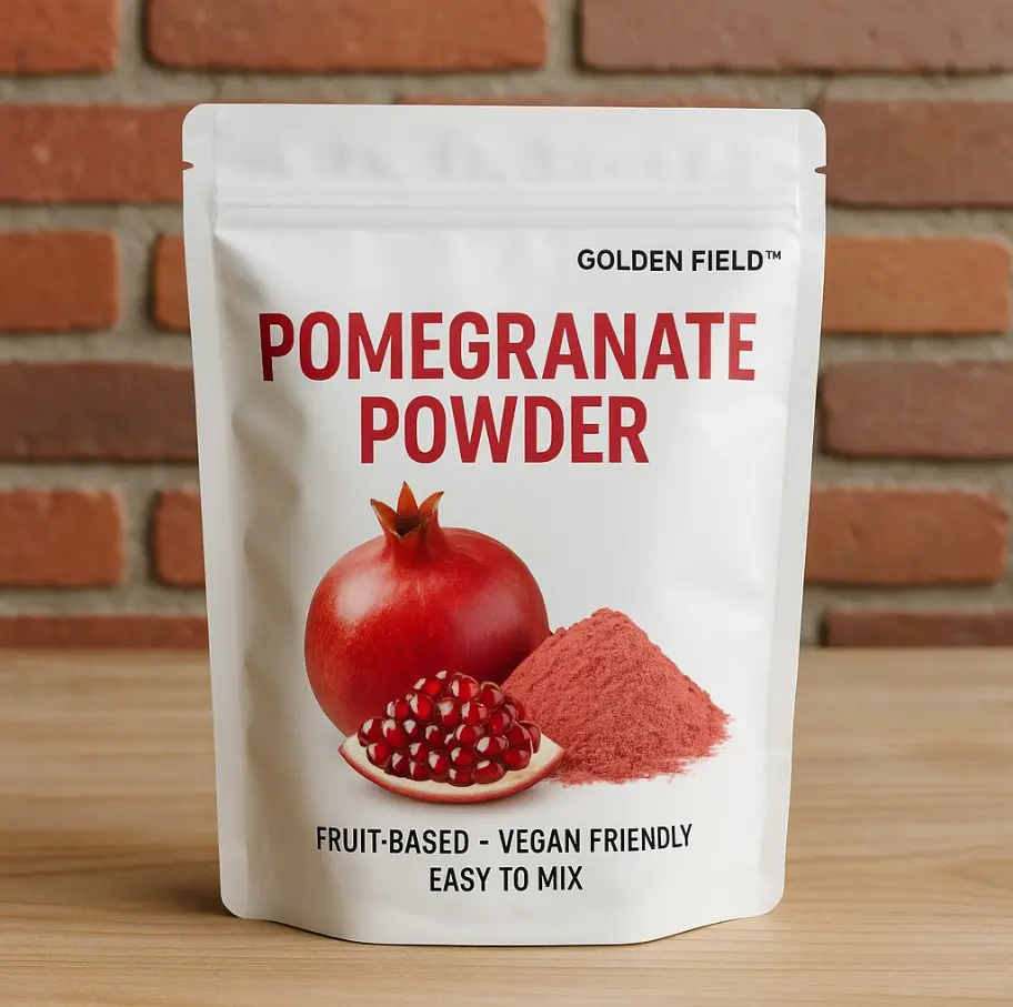 Golden Field Pomegranate Powder 5.29oz - Fruit-Based Vegan Friendly Easy to Mix for Recipes & Smoothies Golden Field Pomegranate Powder 5.29oz - Fruit-Based Vegan Friendly Easy to Mix for Recipes & Smoothies