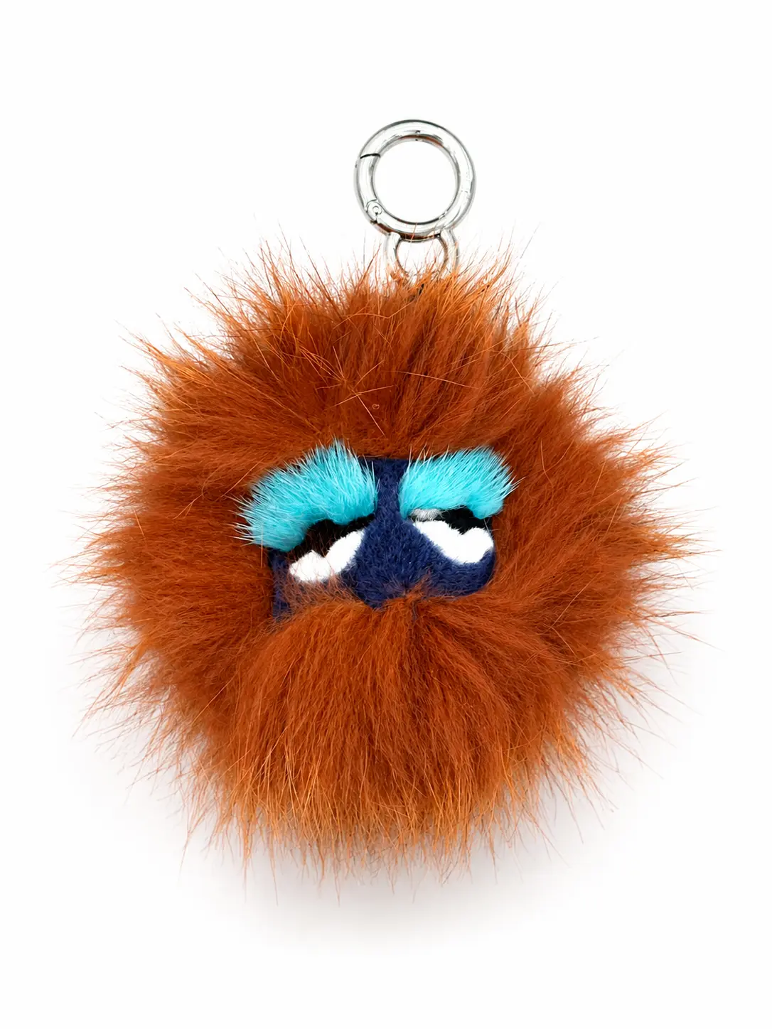 Pre-owned FENDI fur Bag Accessories Monster Charm 52473359