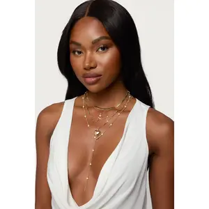 Major Love Heart Layered Necklace