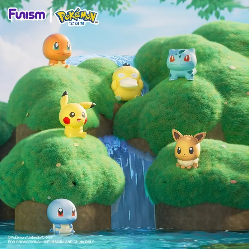 Pokémon Tiny Adventure Vol.1 Vol.2 Vol.3 Assorted Ornament Pack Vol.2 Collects Complete Eevee Family Figurines. Kawaii Styling And Precise Crafting Excellent Desktop Decor And Lovely Holiday Gifts