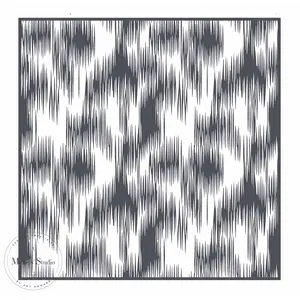 Abstract Leopard Print - Mesh Stencil 12x12
