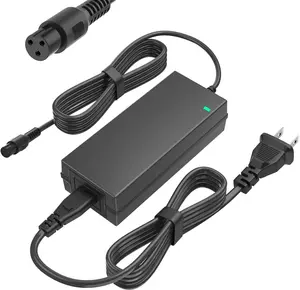 42V 2A Power Adapter Powerfast 3-Prong Connector for 36V Sports Mod,and Pocket Mod 10S Lithium Battery,Charger Replacement for Electric Scooter