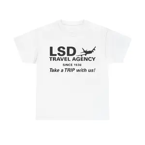 LSD Travel Agency T-Shirt, Funny Graphic Tee, Funny T-Shirt Casual Comfort