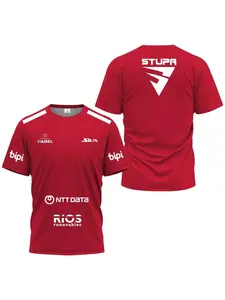 PADEL Wear Summer Quick Dry Short Sleeve Street Breathable Men's Top Padel Sport T-shirt Breathable Short Sleeve Fitness Series