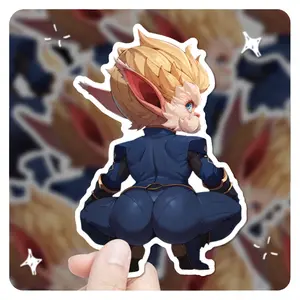 Arcane Heimerdinger Sticker, Cheeky Vinyl Sticker