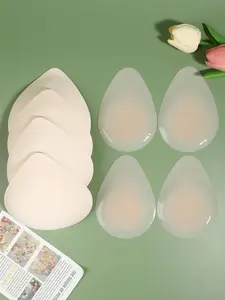 Drop-shaped Thick Chest Pad Homomorphic Breast Patch Fitting Chest-shaped Natural Plump Three-dimensional Bracing Non-displacement Invisible Wear Non-burden Anti-sagging Anti-expansion Women's Underwear Accessories