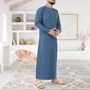 Crystal Teal Saudi Thobe - Men