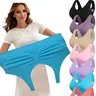 Stretch & Soft Breathable Plus Size Women's Wireless Bra, Seamless Comfort Underwear, Back Mesh Design, No Pads, Casual Daily Wear, Work Friendly, Every Day Wear, Must-Have Intimates for Plus Size Women