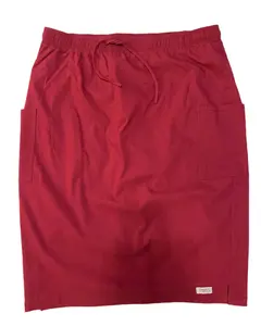 Burgundy ModestiFit Scrub Skirt