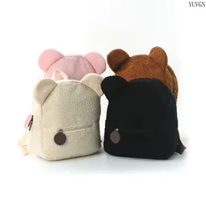 Durable Fluffy Mini Backpack, Large Capacity with Detachable Straps & Multiple Compartments, Stylish Women's Bag for Commute and Travel