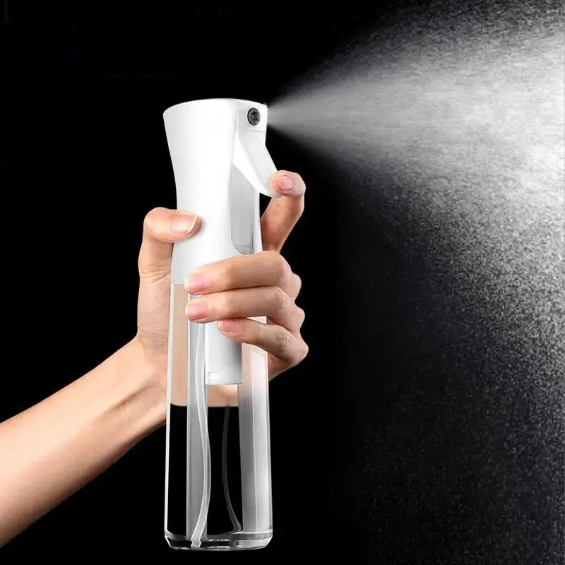 Multipurpose Handheld Continuous Fine Mist Water Spray Bottle Sprayer for Hair Styling, Pets, Plants, Cleaning, Gardening tool Accessories Styling Salon Makeup Compatible with Garment Steamer & Steam Iron brush