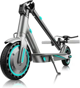 Electric Scooter -350W 7.8AH Powerful Motor, D8 Pro 28 MPH Max Speed, 8.5''Honeycomb Solid Tires, 21 Miles Range,Adjustable Speed Foldable Commuter Scooter with Dual Braking System &App Control School Scooters, Gifts for Commuter Students Adult Men Women
