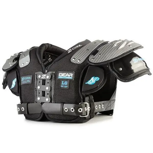 Gear Pro-Tec 1454159 Z-Cool Adult ZC7 Skill Shoulder Pads, Large