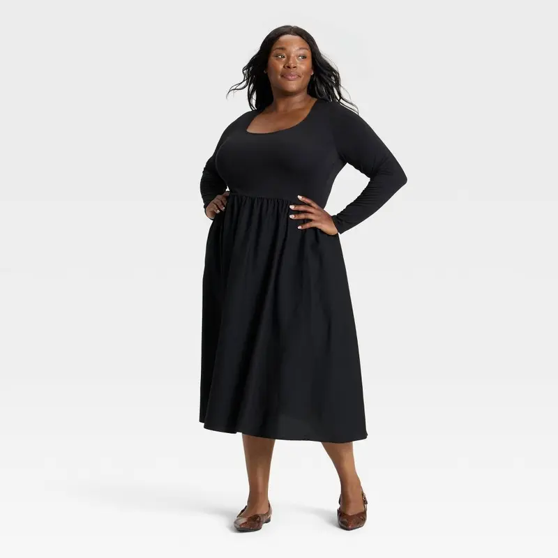 aline midi dresses - TikTok Shop aline midi dresses - TikTok Shop