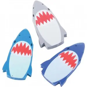 Shark Erasers - 3 Assorted Color