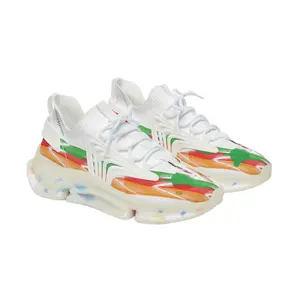 White Sneaker | Black History Month | SoulStride Mesh Sneakers Lightweight |  Special Edition | Breathable Unisex Comfortable Sports Shoes Athletic Runner Closed Footwear Trainer Training Shoe Breathable Man Woman Running Walking Shoes Casual