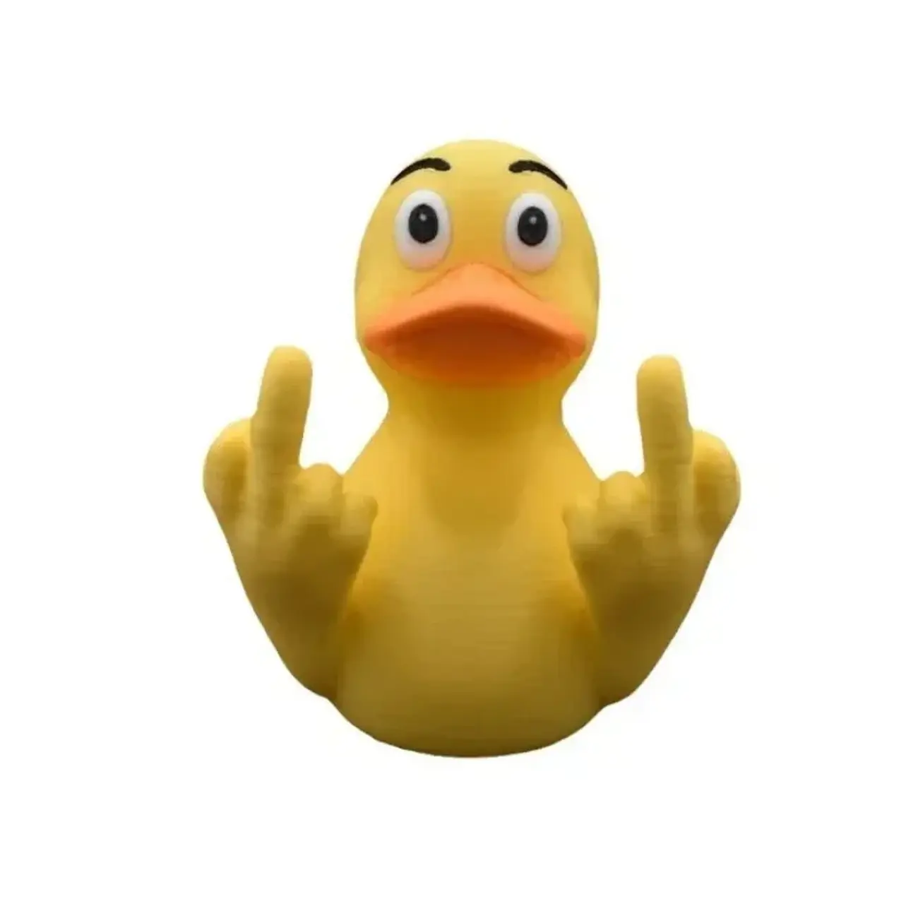Middle Finger Duck Rubber Ducks Finger With Us Flag Pattern Small Yellow Duck For Jeep Car Truck Dashboard Interior