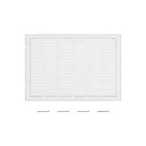 VEVOR Return Air Filter Grille, Fits W30 x H20 Inch Duct Opening, Filter Not Included, Return Air Vent Cover for Wall, Powder-Coated Steel Return Air Grill Detachable Face/Door for 1 inch Filters