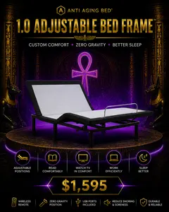 🛏️⚡𓂀 1.0 Adjustable Bed Frame™ – Essential Zero Gravity Sleep System 𓋹