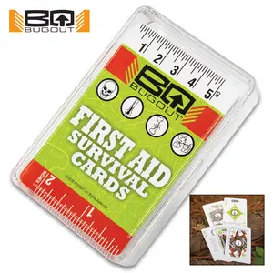 BugOut First Aid Playing Cards - Essential Survival Knowledge