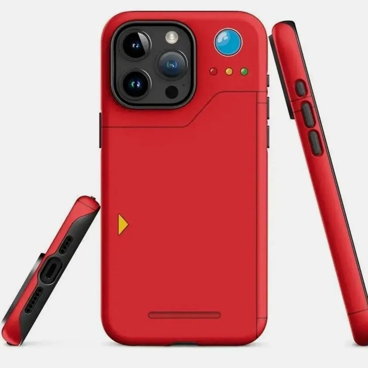 Pokedex Pocket Monster Phone Case, Compatible with iPhone X, 11, 12, 13, 14, 15, 16, 17 & more