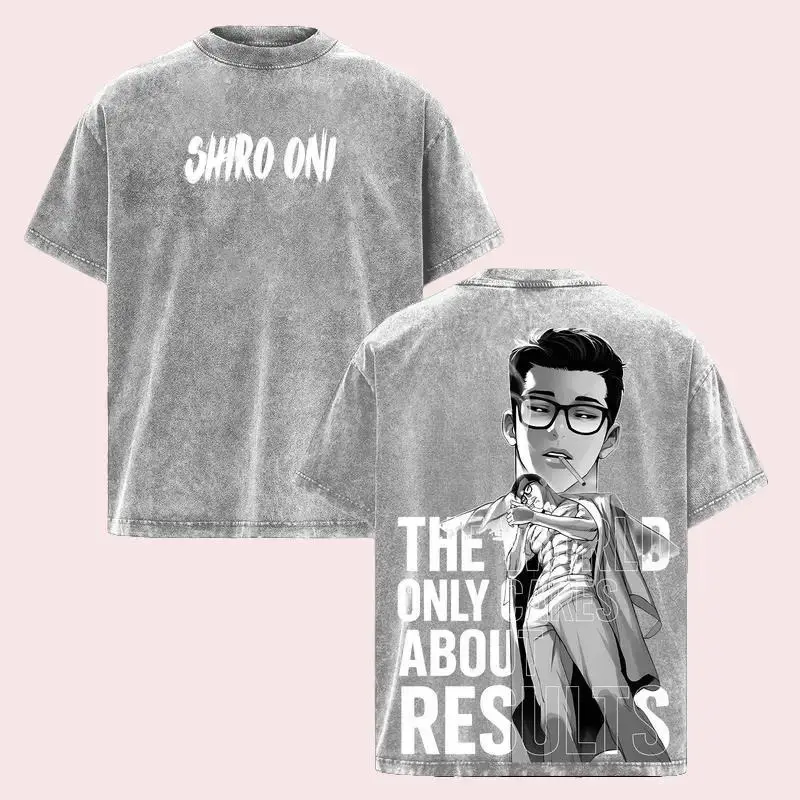 Gun Park "Workers Crew" Lookism Oversized Tee, Vintage Washed Heavy Cotton Anime Manga Shirt, Streetwear Graphic T-Shirt Gift for Fans
