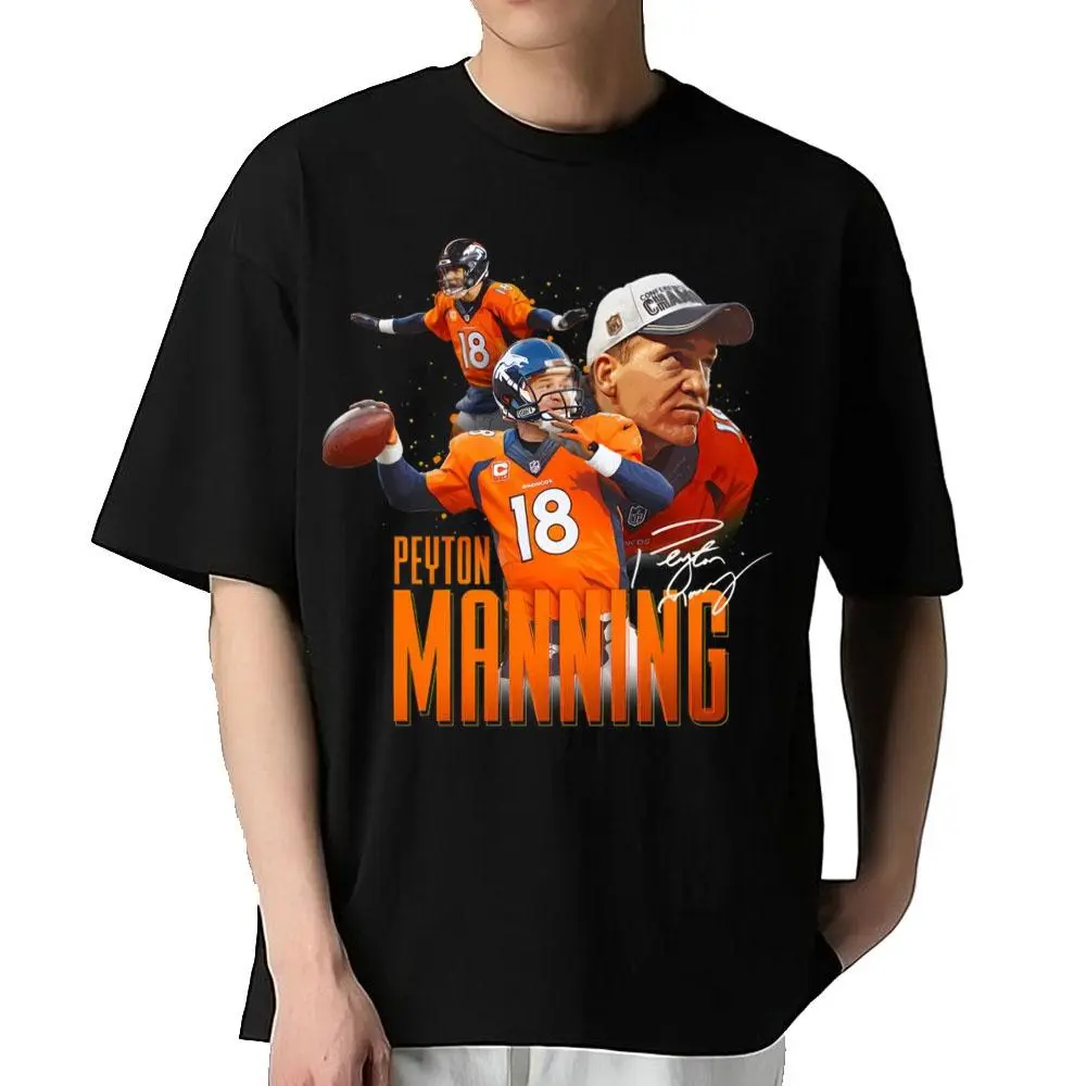 Vintage Peyton Manning Bootleg T-Shirt, Retro Football Hall of Fame Graphic Tee