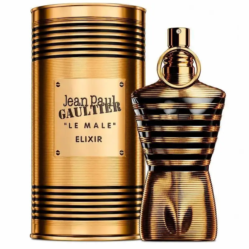 Jean Paul Gaultier Le Male Elixir For Men 4.2 Oz, Woody Aromatic Amber