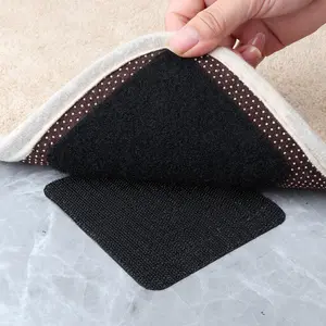 10pack Grippers for Rug, Non Slip Rug Pads Gripper for Hardwood Floors, Anti Slip Carpet Tape for Area Rugs, Anti Curling Rug Non Slip Tape to Keep Your Rug in Place