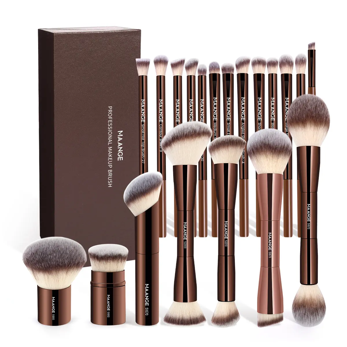 MAANGE Makeup brushes Set,Multifunctional Makeup Brushes for Powder Liquid Cream Makeup Tools for Women#DealsForYouDays#SummerWins
