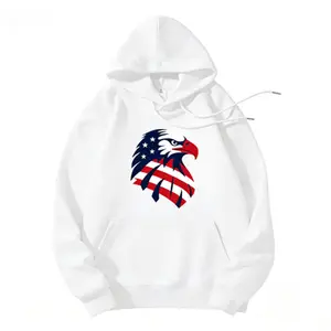 American Eagle Print Hoodie - Distinctive Design for Casual Wear, Comfortable & Stylish, Versatile Addition to Your Wardrobe
