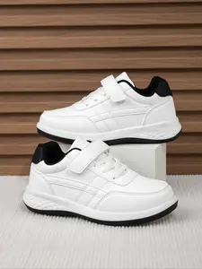 New Fashion Casual Sports Shoes, Eva Sole Soft Comfort, Velcro Closure Easy On/off, Suitable for Boys and Girls Daily Wear, Casual Jogging Shoes