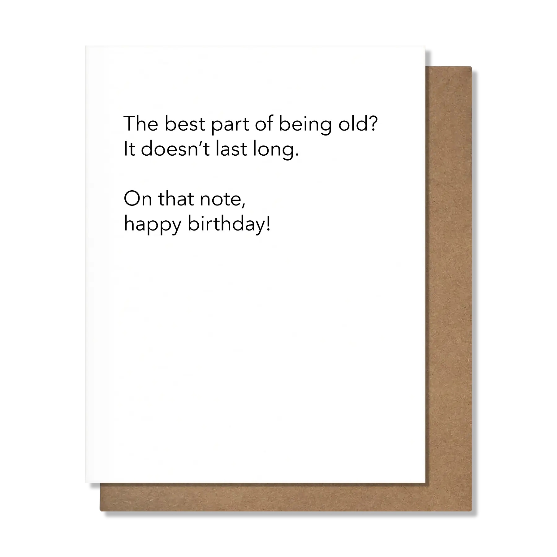 Doesn't Last Long Card