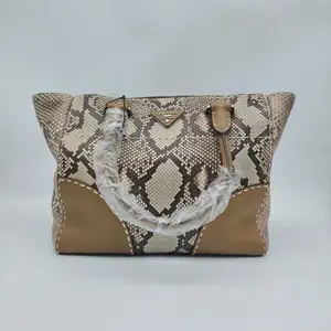 Pre-owned SNAKE SKIN Top Handle Bags Prada/Top Handle Bags/QUB04220