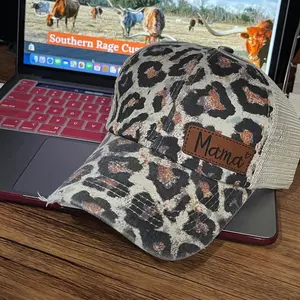 Mama CrissCross Ponytail Hat