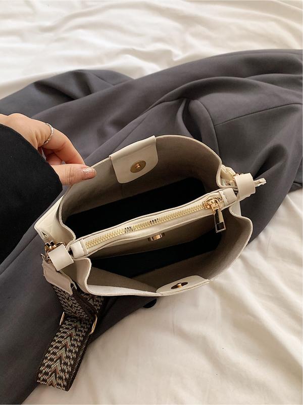 Vintage Large Capacity Bucket Bag, Fashion Casual Shoulder Crossbody Bag for Outdoor Travel Commuting, Stylish Unisex Handbag, Fashionable Crossbody Bag Vintage Large Capacity Bucket Bag, Fashion Casual Shoulder Crossbody Bag for Outdoor Travel Commuting, Stylish Unisex Handbag, Fashionable Crossbody Bag