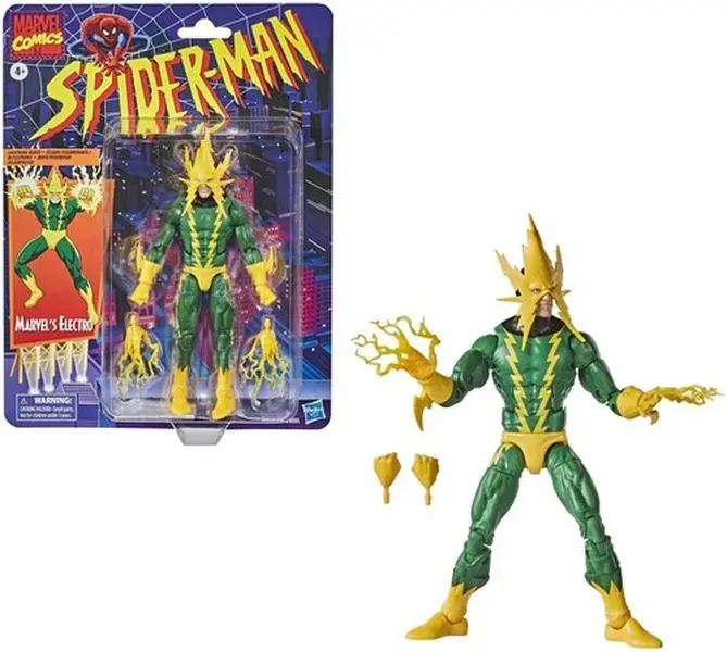 Spider-Man Retro Comics - Marvel Legends - Marvel's Electro Action figurine/statue  [COLLECTIBLES] Action figurine/statue