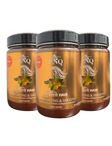 3 Keratina Capilar La Reina Del Cabello La Niquereña 850ML - Hidratante y Reparadora | Brillo, Suavidad, Antifrizz y Protección Térmica | Para Todo Tipo de Cabello