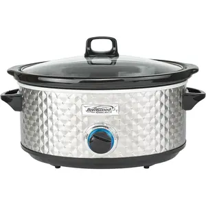 Brentwood 7 - Quart Select Slow Cooker -Silver