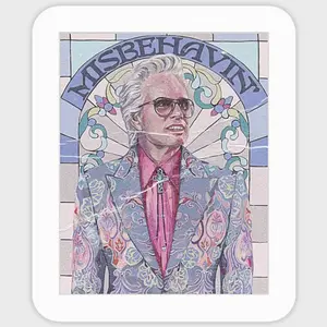 Misbehavin / Baby Billy Vinyl Sticker – Fun Retro Meme Combo Design 9IH