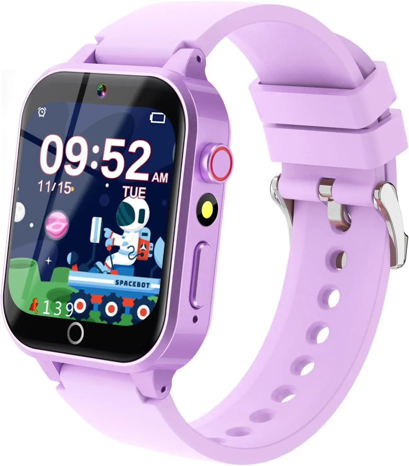 Girls' Digital Smart Watches for Ages 5-12, High-Resolution Touchscreen Kids Watch with 26 Games, Video Camera, Music Player, Pedometer, Flashlight, 12/24hr Display, Educational Fashion Accessory Birthday Gift