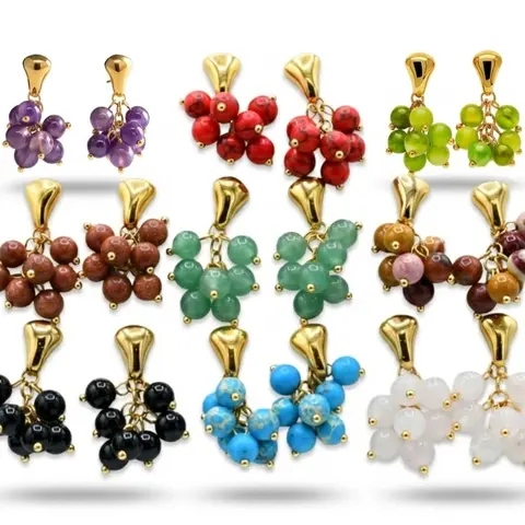 Natural Stone Earrings