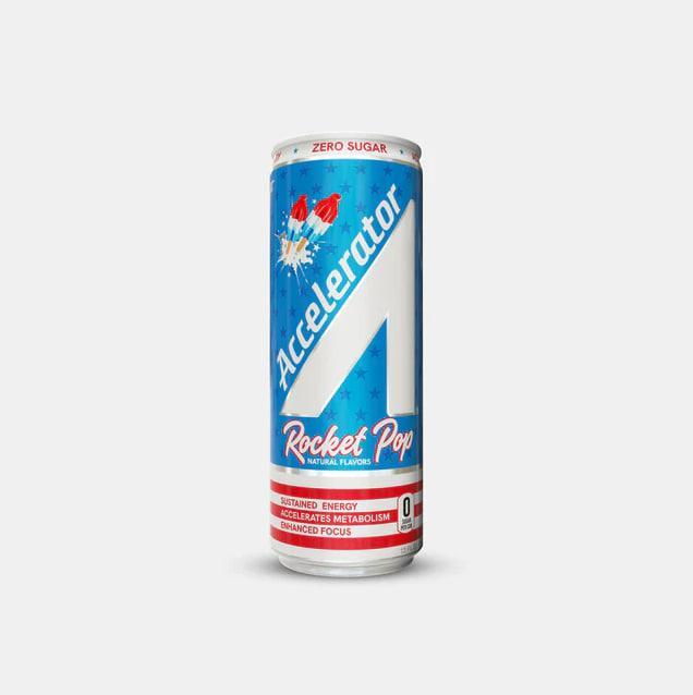 ACCELERATOR ROCKET POP 12 ct/ 12 oz ZERO SUGAR ENERGY DRINK