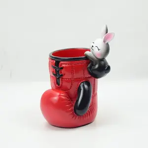 Boxing Gloves Cup for Boxing Enthusiasts, Personalized Mug Holder, Office Home Decor, Multi-Functional Desk Accessory