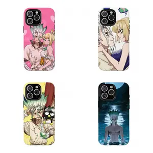 Senku & Kohaku Premium Phone Cover | Durable & Unique,Compatible for iPhone 16 15 14 13 12 11 17Pro Max,for Samsung S25 S24 S23 S22 Ultra,Durable Dual-Layer design phone cover,Perfect Gift for Her