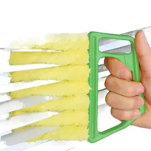 Home Laundry Bathroom Kitchen Travel Squeegee Multi Function Window Blinds Cleaner Brush for Curtain Air Conditioner Fan Dust Removal Gap Cleaning Tool