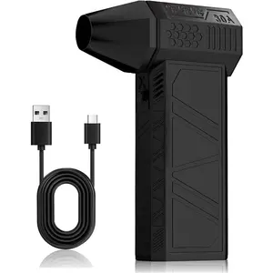 Compressed Air Duster - 130000RPM Brushless Cordless Blower, 5000mAh Rechargeable, 3-Speed Mini Duster with Fast Charging for Computer, Keyboard, Car, Home Cleaning