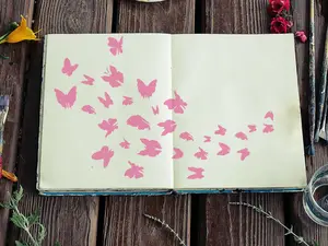 Butterflies Stencil - Art and Wall Stencil